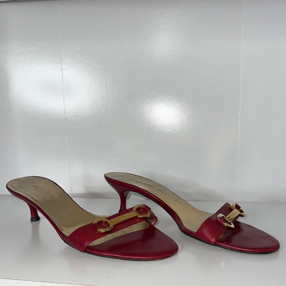 Elegant Red Women's Heels